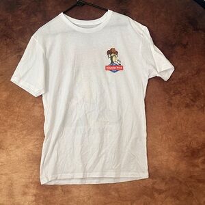 Happy Dad Hard Seltzer Full Send Graphic White T-Shirt